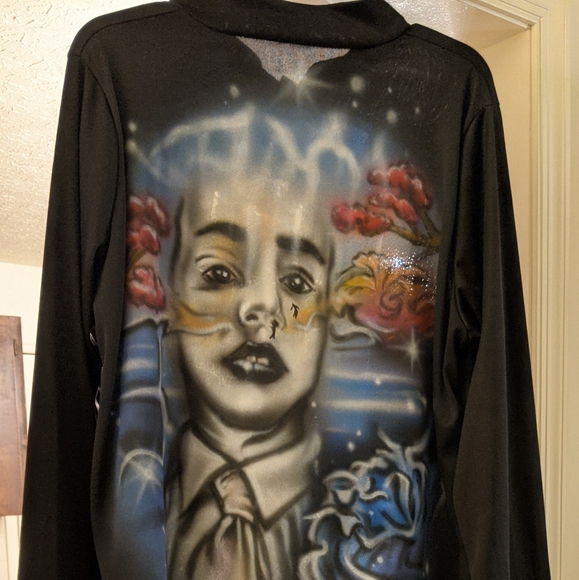 Custom airbrushed praise dance robe - Picture 2 of 4